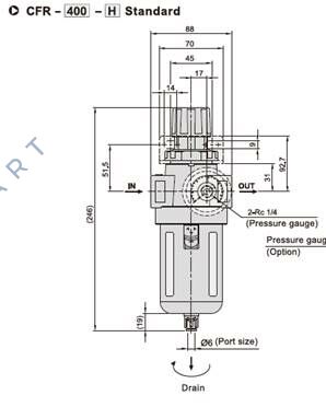 LP-CFR400 Филтер регулатор