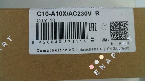 C10-A10X/AC230V relay