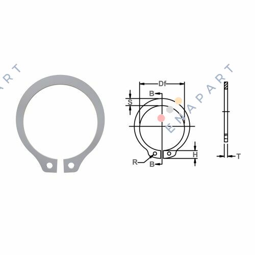 DSH-750 Метрички задржувачки прстен